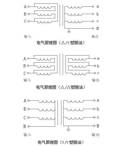 三相隔离变压器接线方法